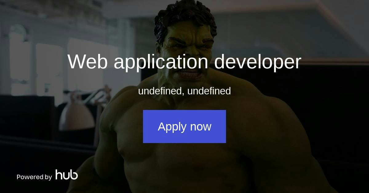 The Hub | Web application developer | ftrack