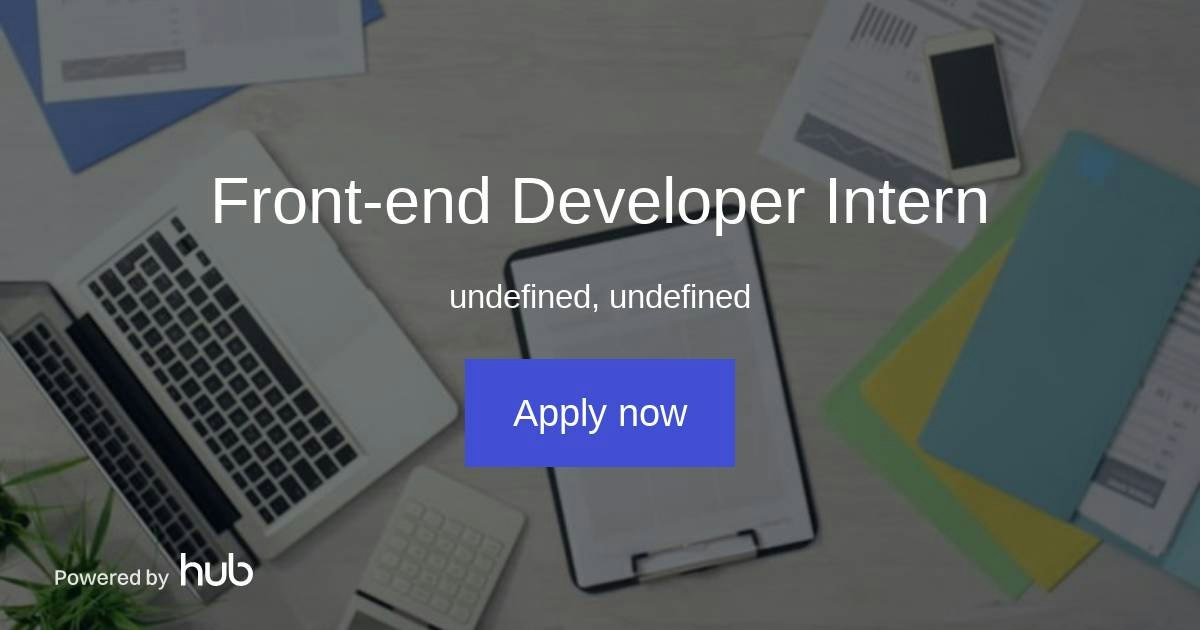 The Hub | Front-end Developer Intern | WeSub