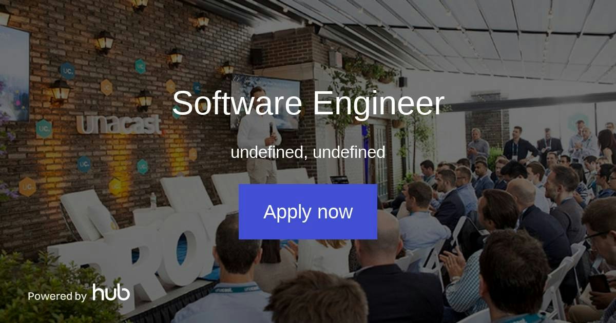 The Hub | Software Engineer | Unacast