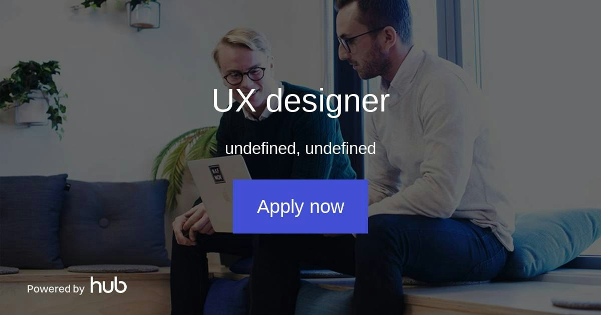 The Hub | UX designer | NAF Digital