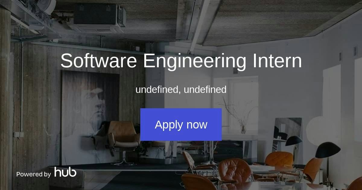 The Hub | Software Engineering Intern | Anchr
