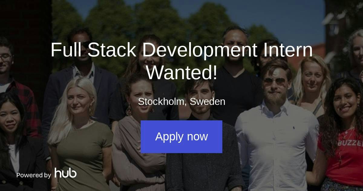 The Hub | Full Stack Development Intern Wanted! | Globuzzer