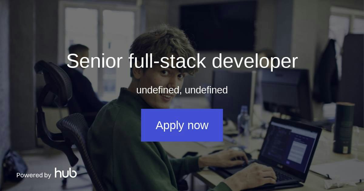 The Hub | Senior full-stack developer | Teston