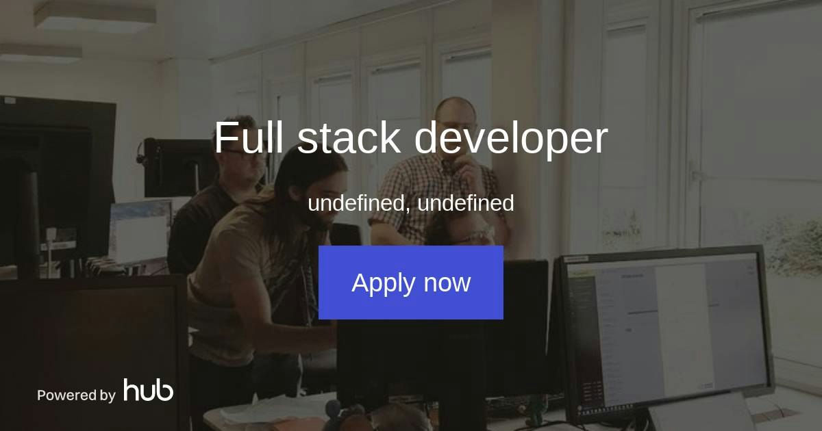 The Hub | Full stack developer | Reviso International Aps