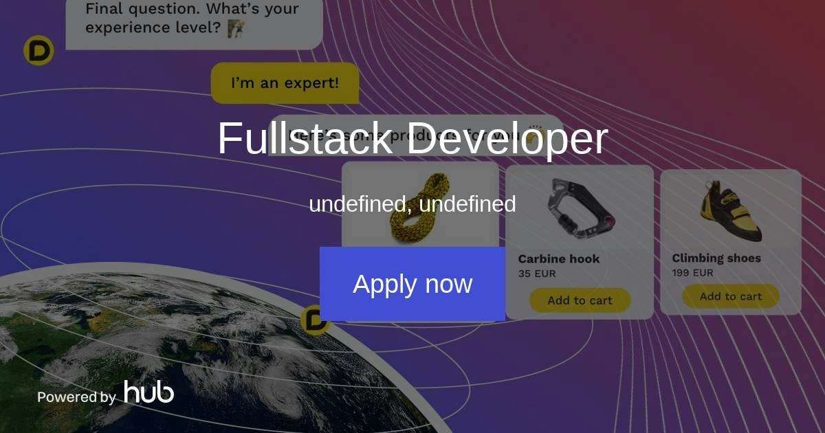 The Hub | Fullstack Developer | Dialogtrail