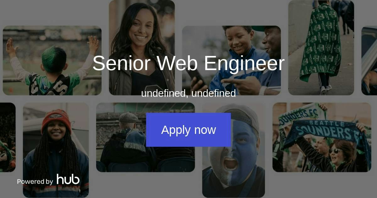 The Hub | Senior Web Engineer | SeatGeek