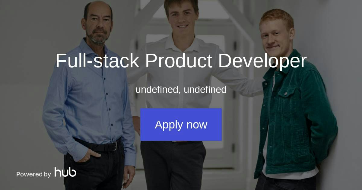 The Hub | Full-stack Product Developer | SubReader ApS