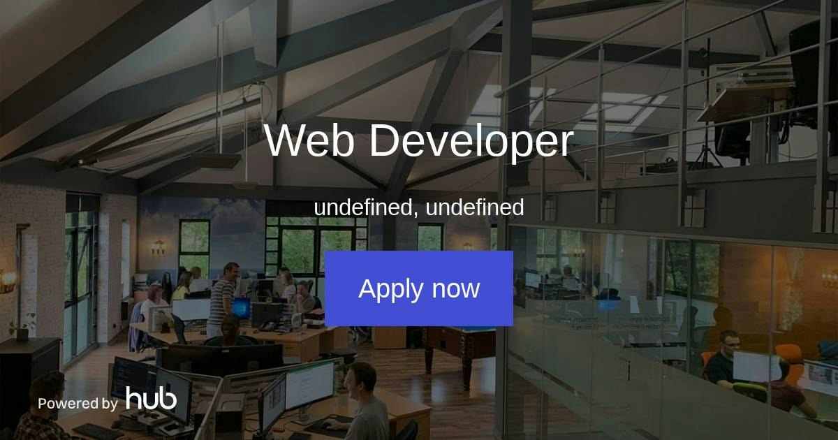 The Hub | Web Developer | i3 Digital