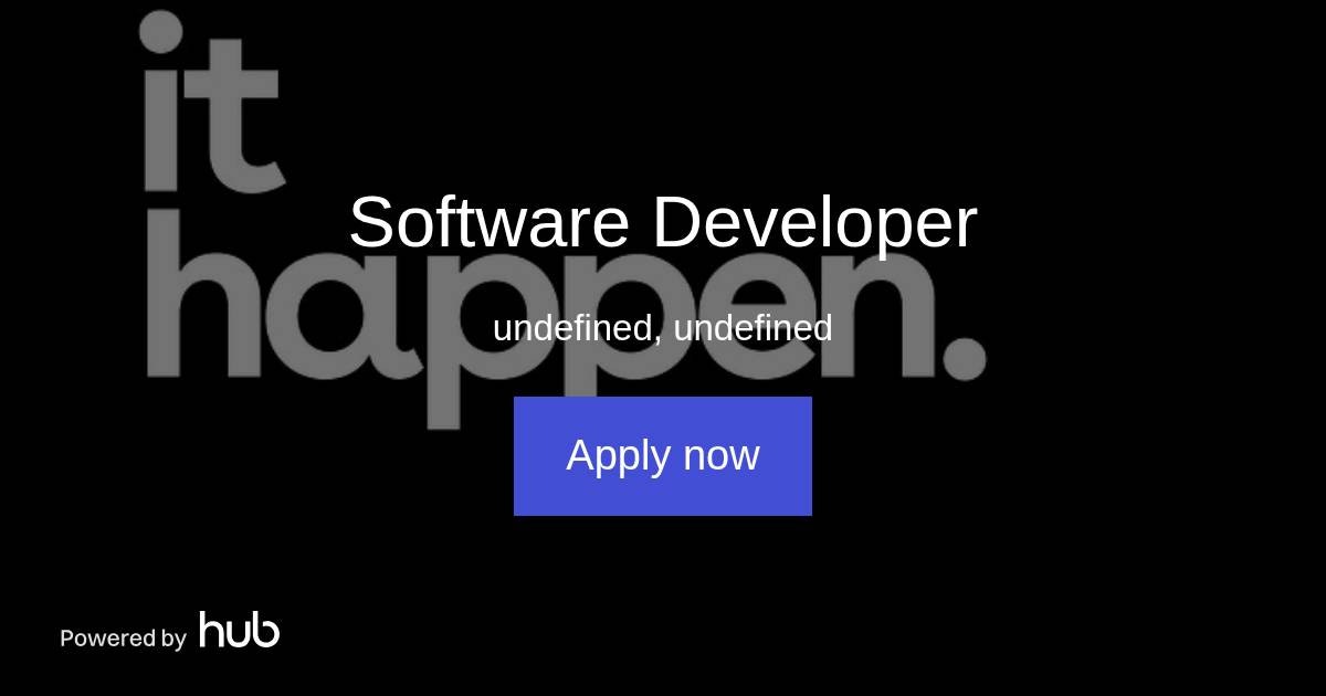 The Hub | Software Developer | Myth Digital