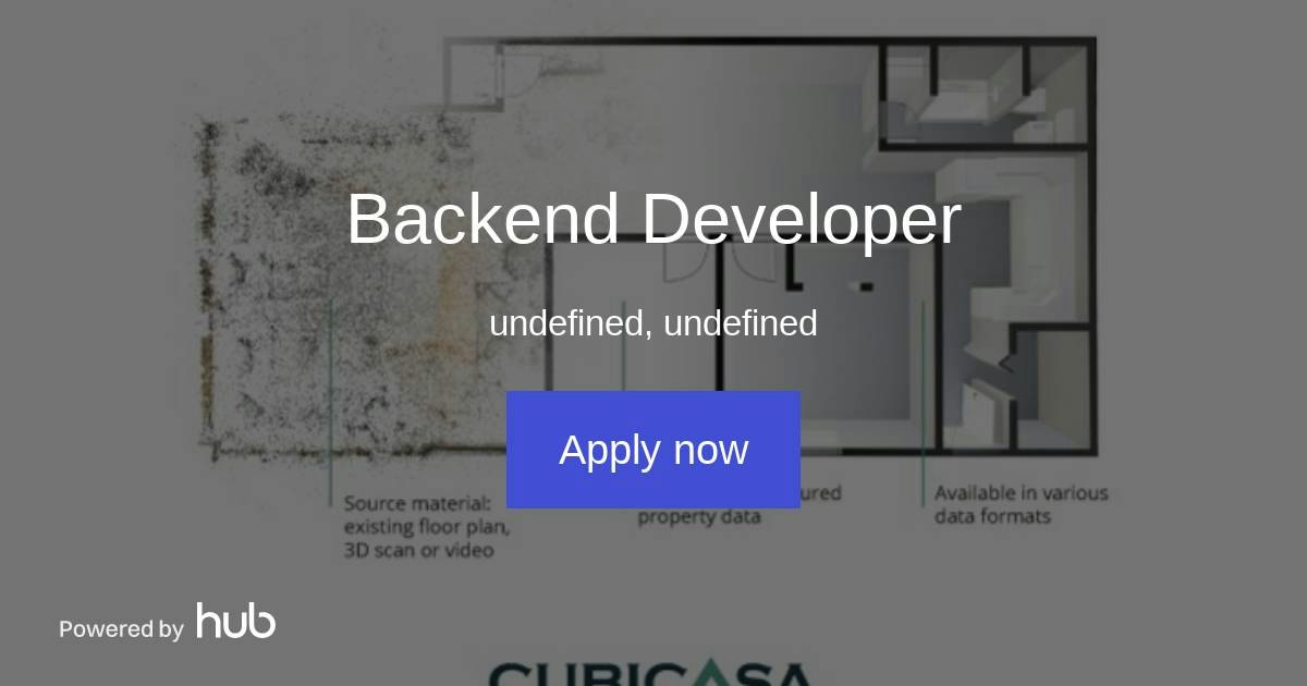 The Hub | Backend Developer | CubiCasa