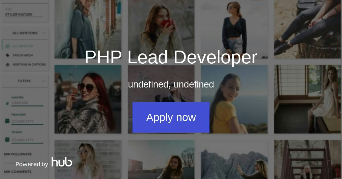 The Hub | PHP Lead Developer | ducksuite
