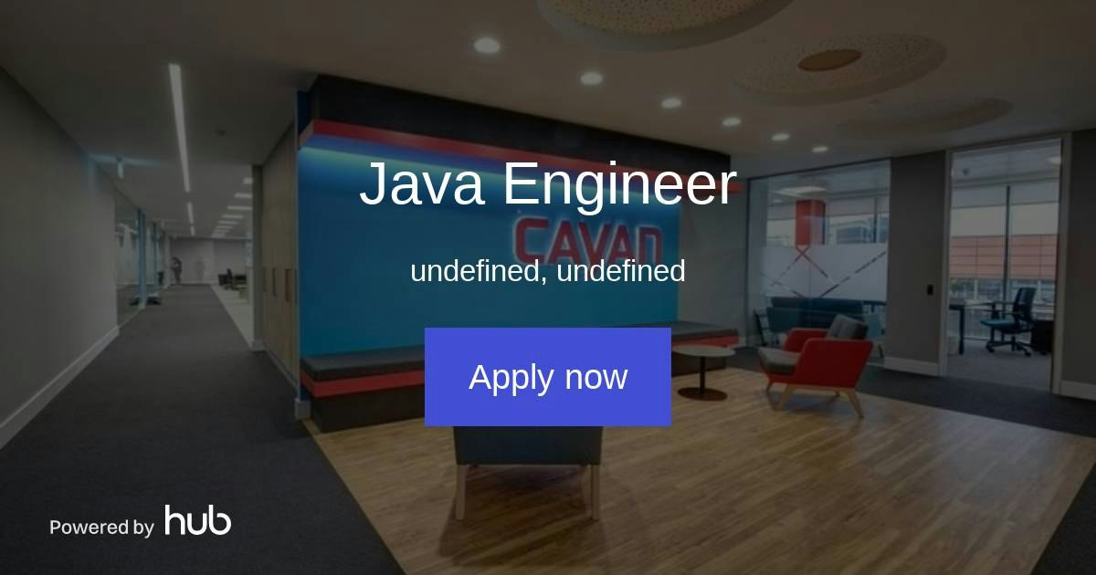 The Hub | Java Engineer | Cayan