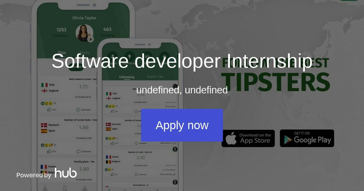 The Hub | Software developer Internship | Tipya