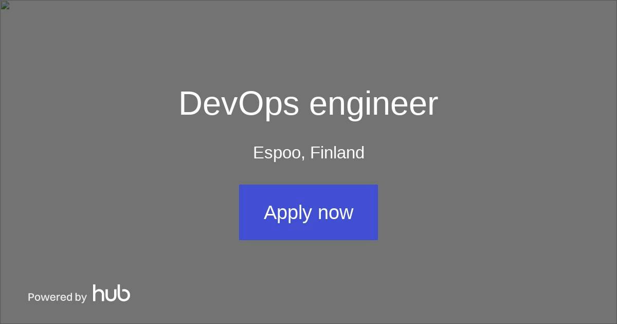 The Hub | DevOps engineer | Sharper Shape