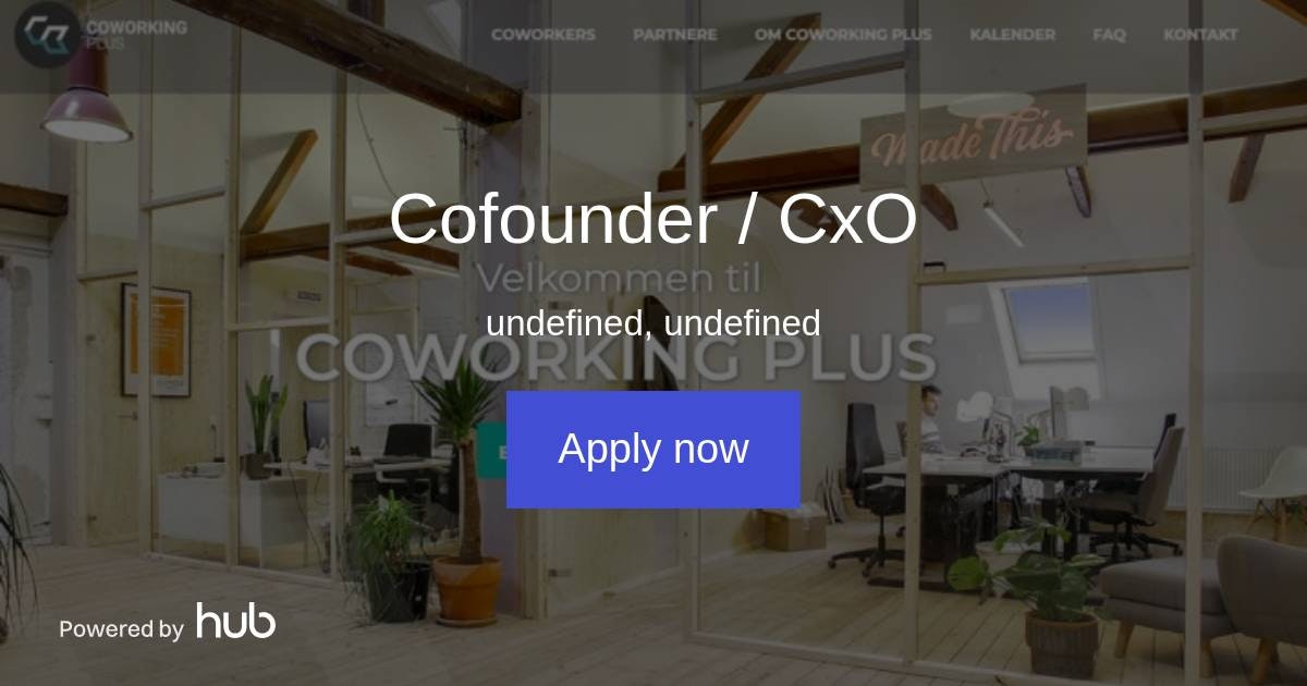 The Hub Cofounder / CxO Capuchin