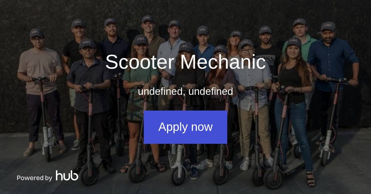 The Hub Scooter Mechanic VOI Technology AB FI