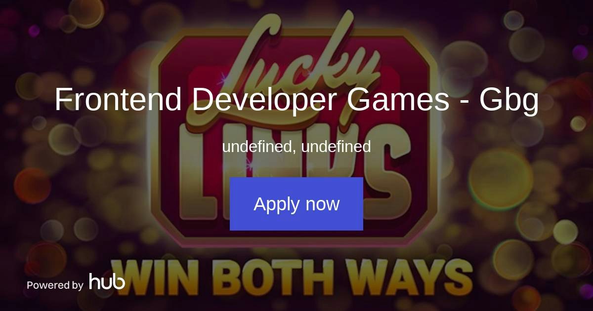The Hub | Frontend Developer Games - Gbg | JFTW Game Development AB