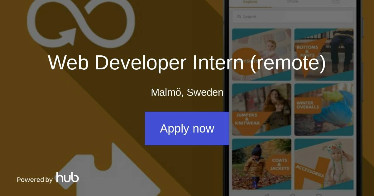 The Hub | Web Developer Intern (remote) | Urbankiddo