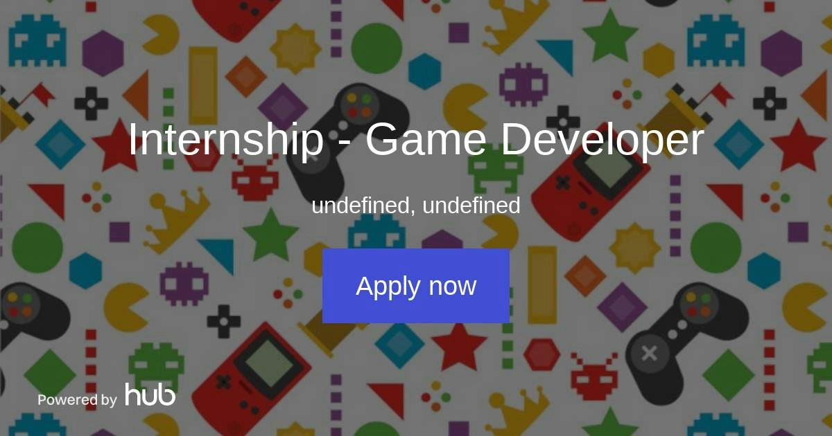 The Hub | Internship - Game Developer | PV Production