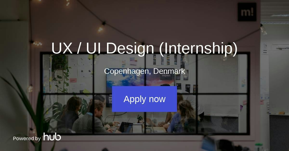 The Hub | UX / UI Design (Internship) | make!mpact
