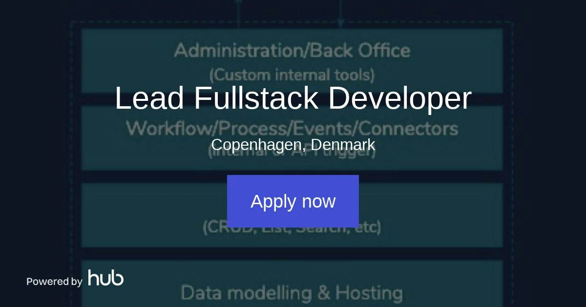 The Hub | Lead Fullstack Developer | Foundation