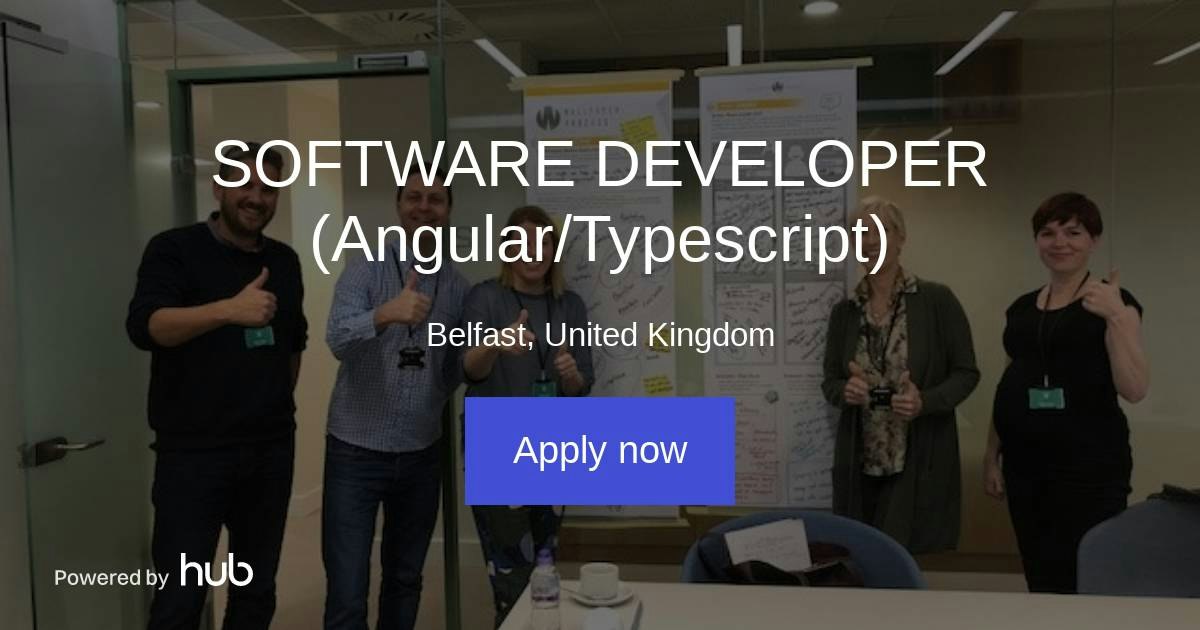 The Hub | SOFTWARE DEVELOPER (Angular/Typescript) | ALUNA by Digital54 Ltd