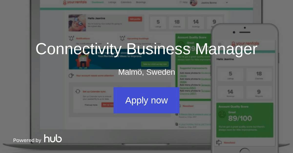 The Hub | Connectivity Business Manager | Your.Rentals
