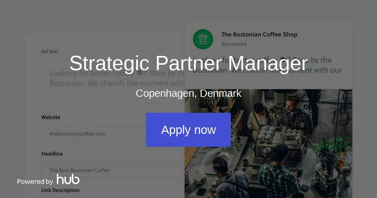 The Hub | Strategic Partner Manager | Cobiro A/S