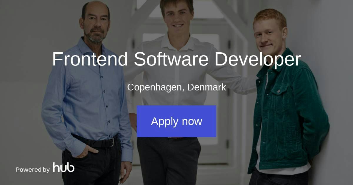 The Hub | Frontend Software Developer | SubReader ApS