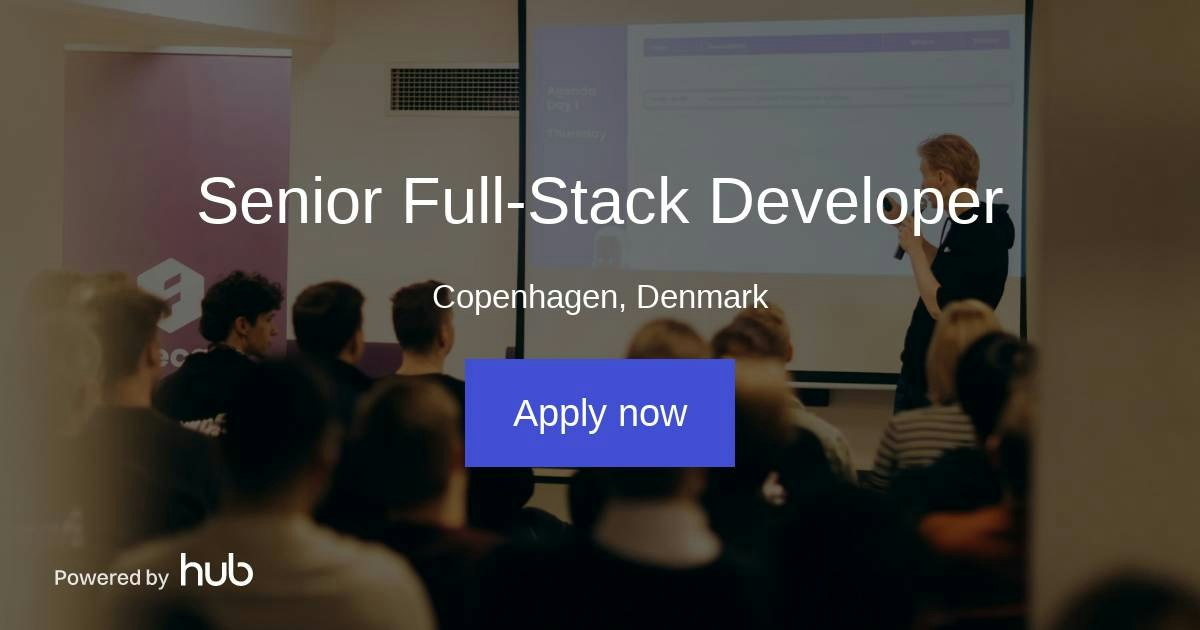 The Hub | Senior Full-Stack Developer | Forecast