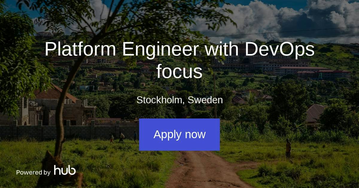The Hub | Platform Engineer with DevOps focus | Addressya AB