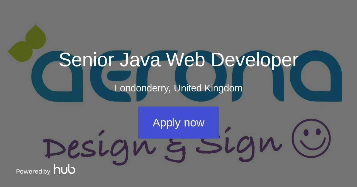 The Hub | Senior Java Web Developer | Aerona Software