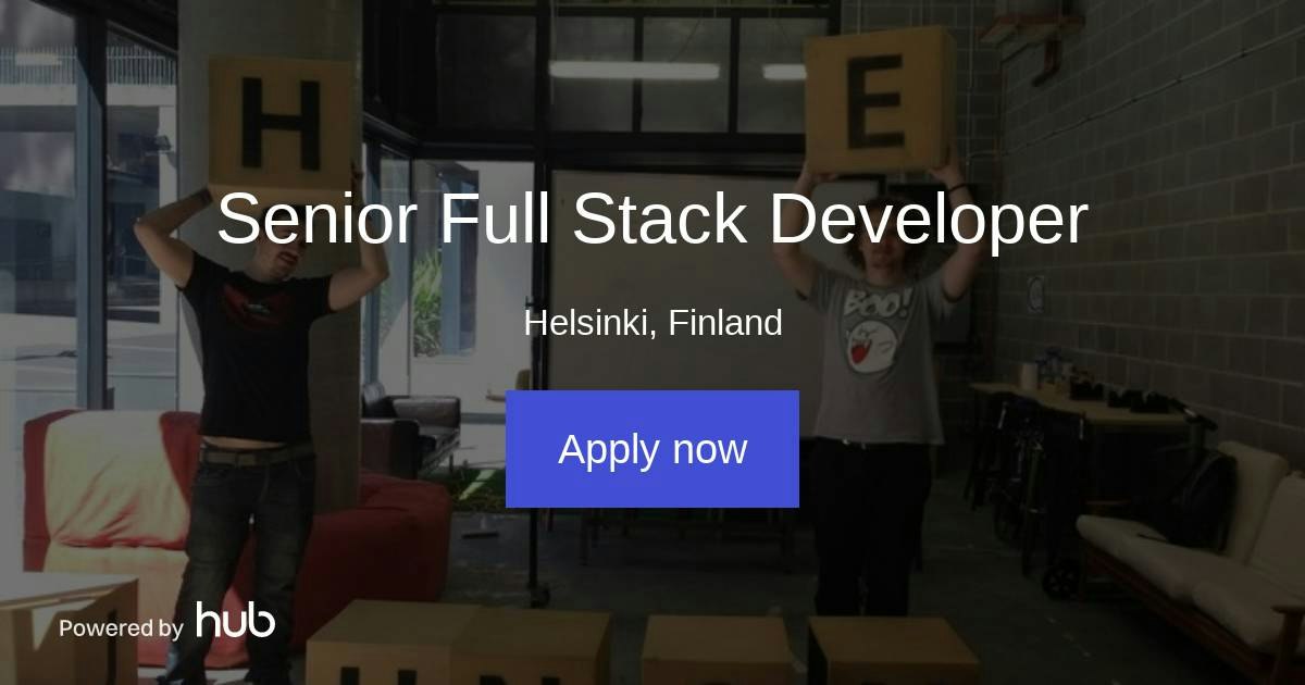 The Hub | Senior Full Stack Developer | Hunome