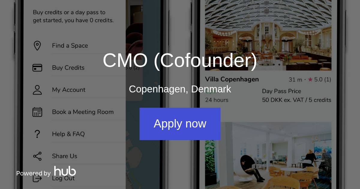 The Hub CMO (Cofounder) Joes & Cos ApS