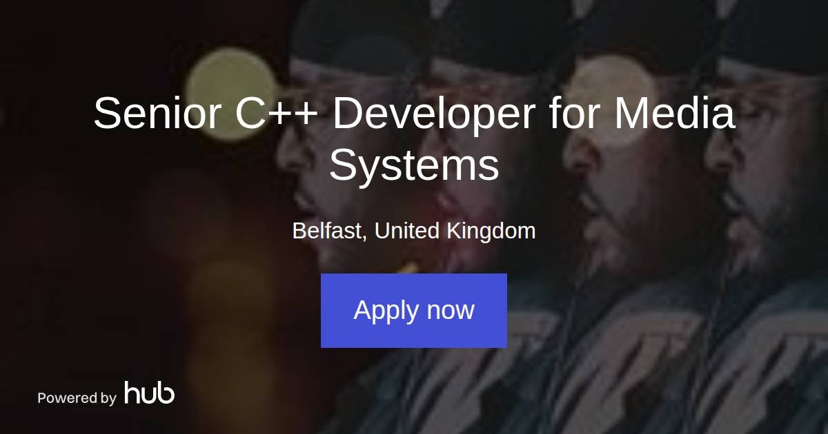 The Hub | Senior C++ Developer for Media Systems | Rotor Videos