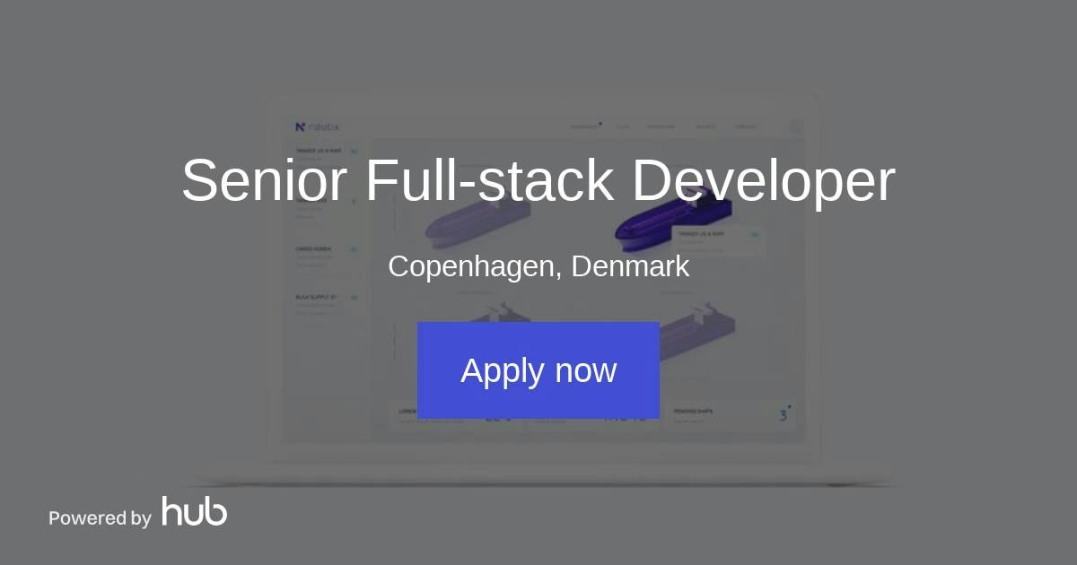 The Hub | Senior Full-stack Developer | Nautix Technologies