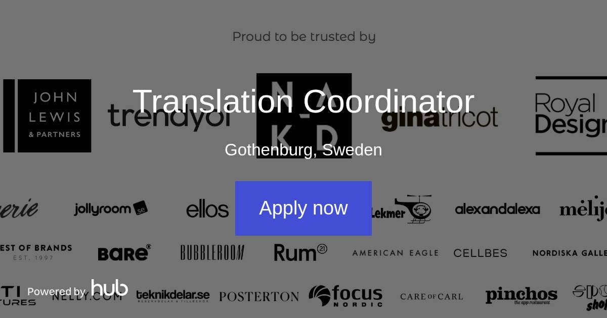 The Hub Translation Coordinator Textual.ai