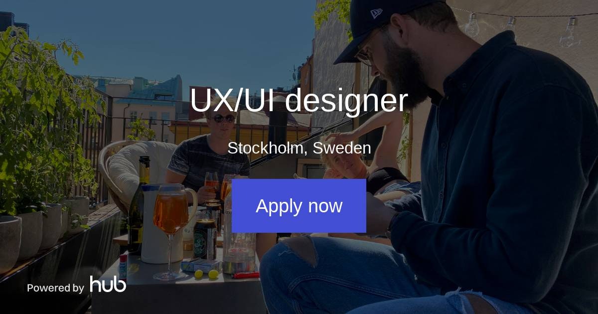 The Hub | UX/UI designer | MLOps