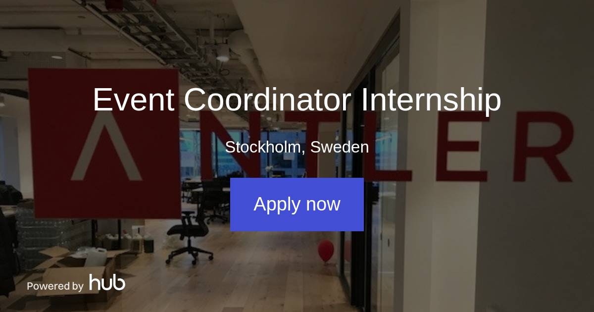 The Hub Event Coordinator Internship Antler