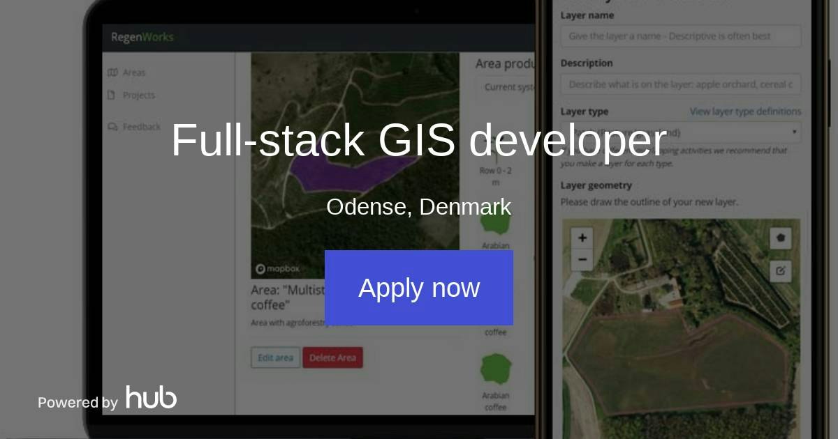 The Hub | Full-stack GIS developer | Regen Farmer ApS