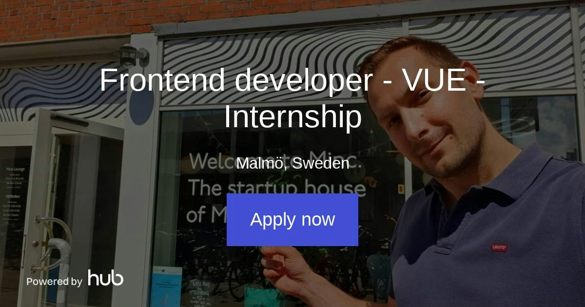 The Hub | Frontend developer - VUE - Internship | Easynote