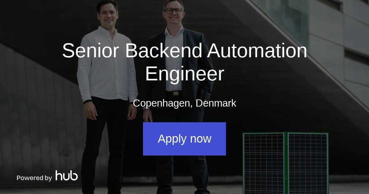 The Hub | Senior Backend Automation Engineer | X-SOLAR SYSTEMS