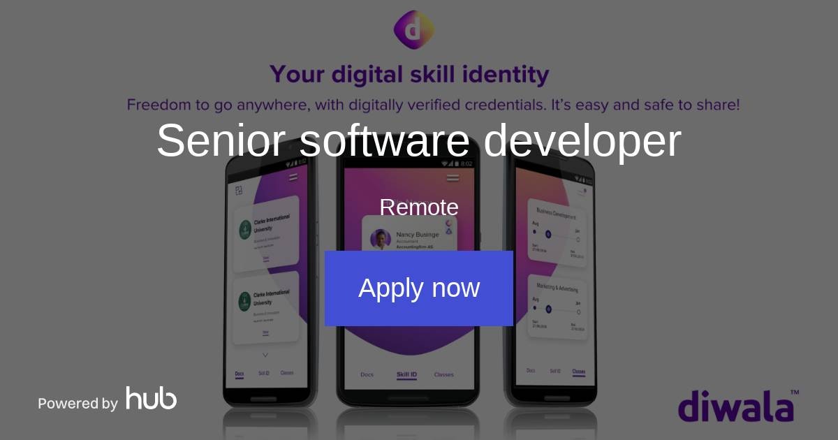 The Hub | Senior software developer @ Diwala