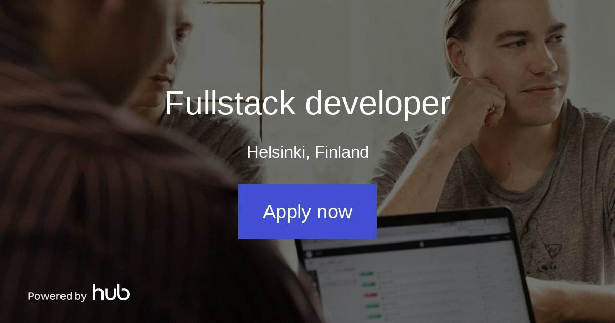 The Hub | Fullstack developer | IPRally
