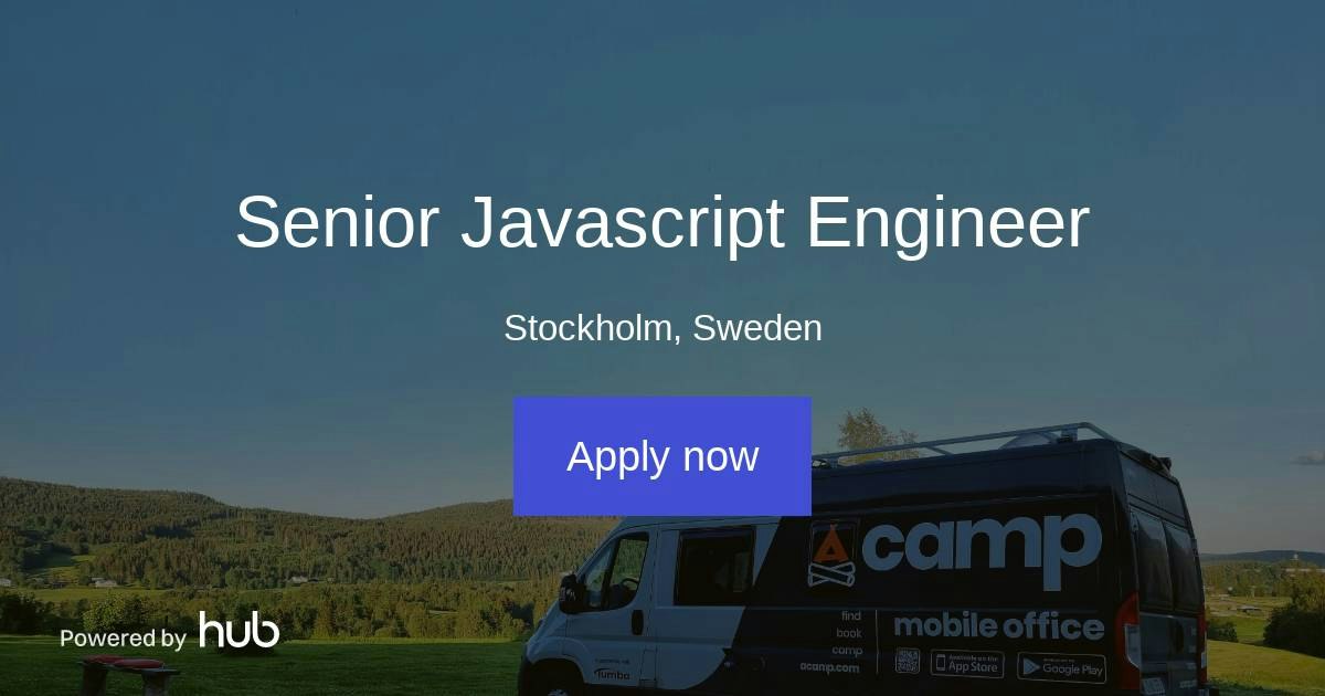 The Hub | Senior Javascript Engineer | Acamp