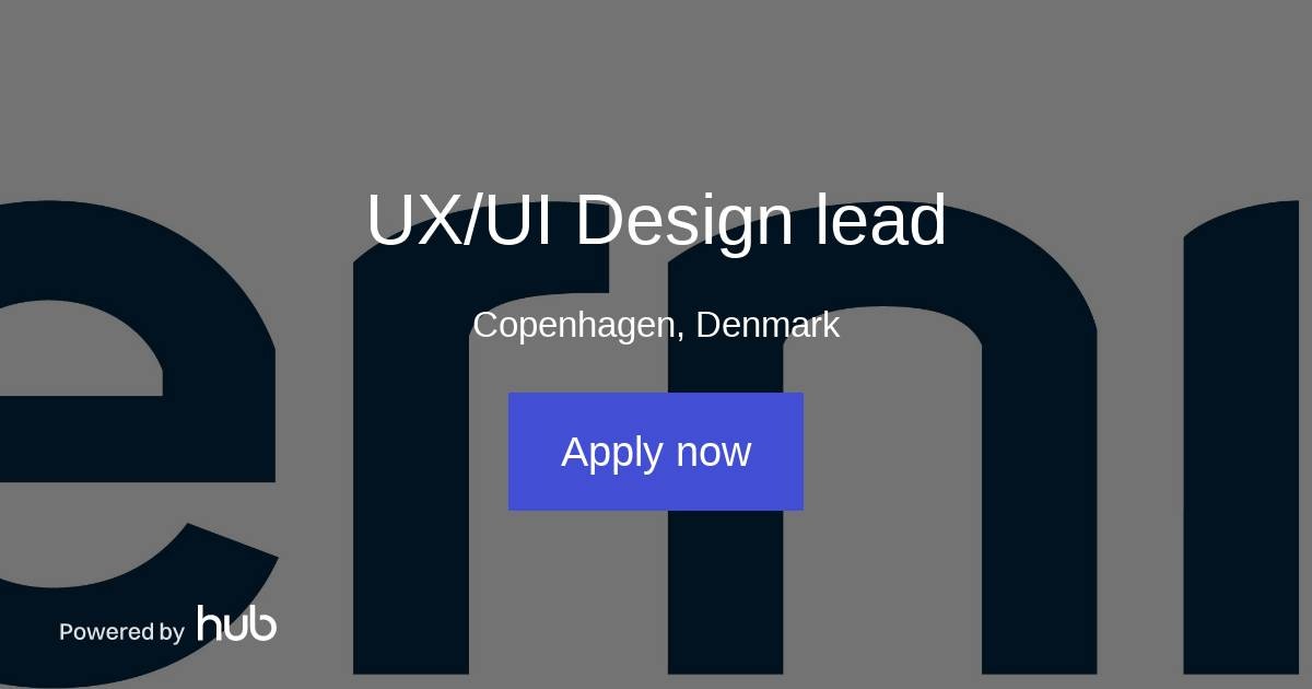 The Hub | UX/UI Design lead | Fernis