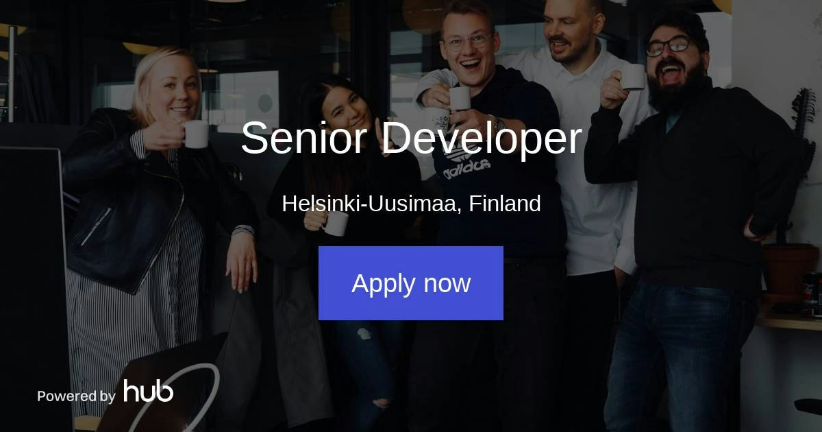 The Hub | Senior Developer | Adventure Club