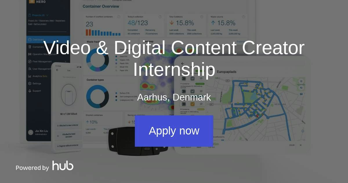 The Hub | Video & Digital Content Creator Internship | WasteHero