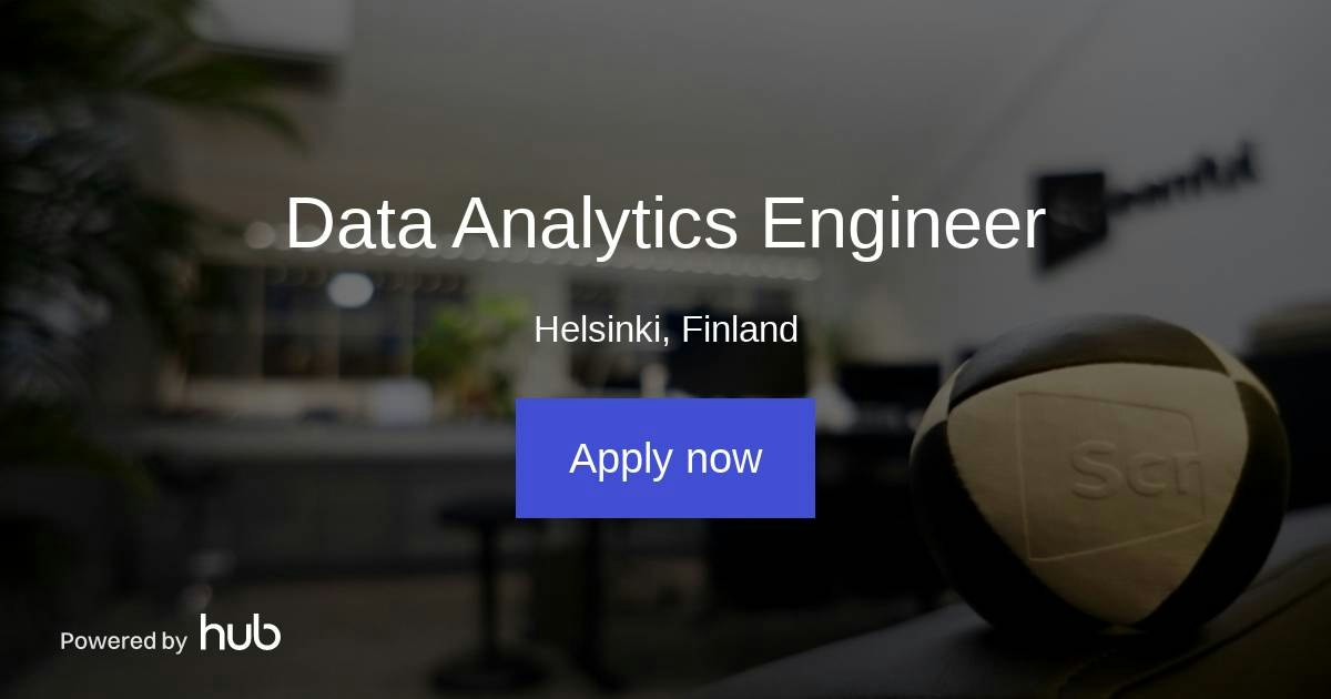 The Hub | Data Analytics Engineer | Screenful
