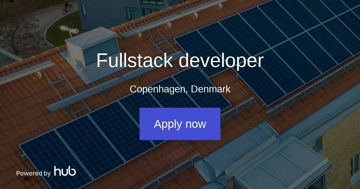 The Hub | Fullstack developer | Enyday